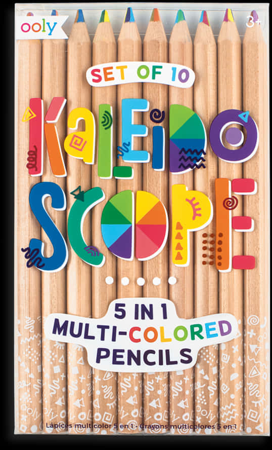 Kaleidoscope Multicolored Pencils Set