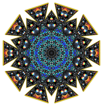 Kaleidoscopic Fractal Art