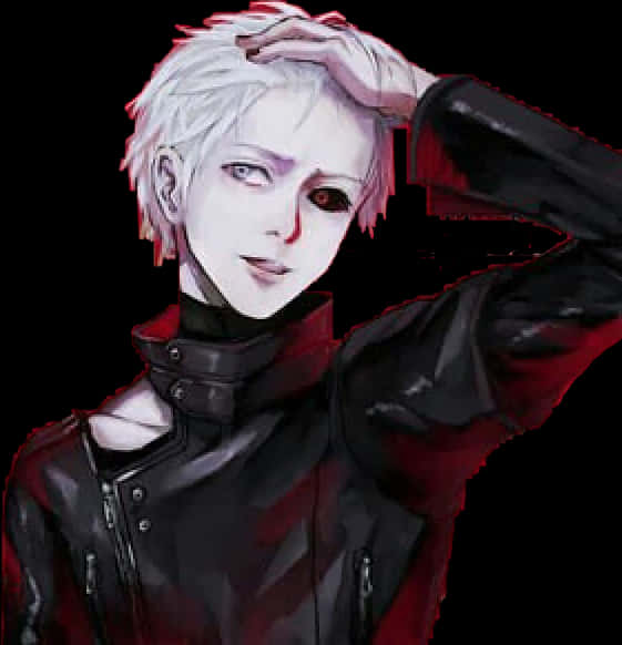 Kaneki Ken White Hair Red Eye