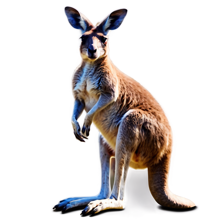 Kangaroo Side View Png Drh55