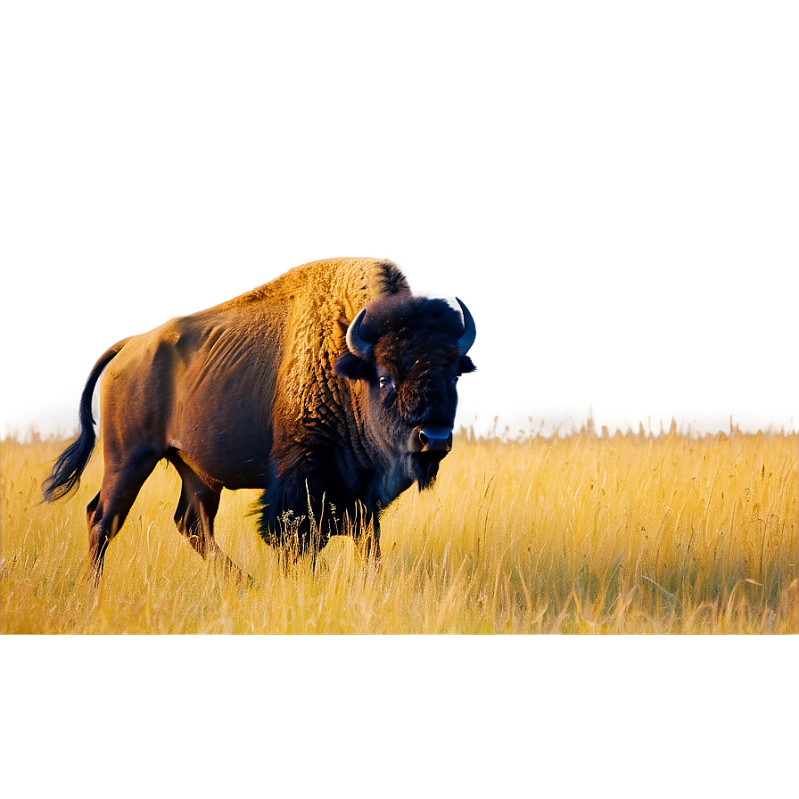 Kansas Bison On The Prairie Png 06202024