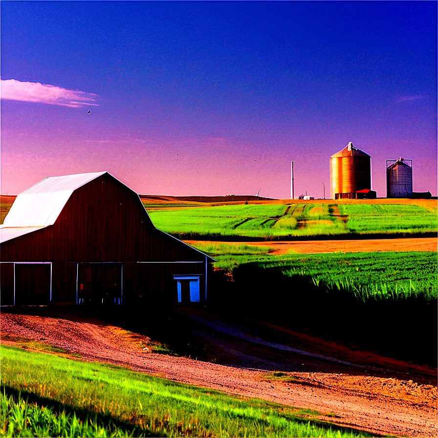 Kansas Farm Life Scenery Png 76