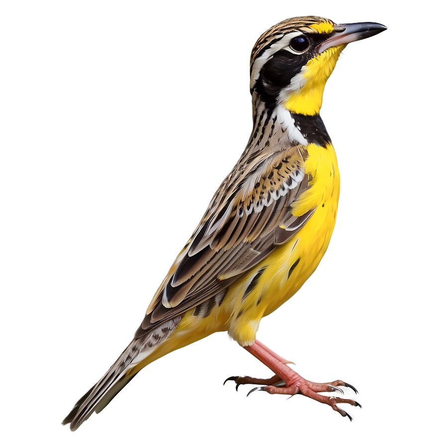 Kansas State Bird - Western Meadowlark Png 06202024