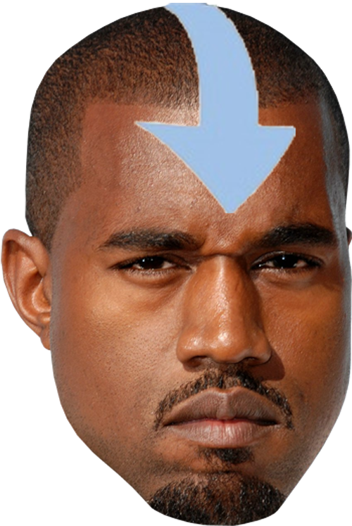 Kanye West Arrow Haircut