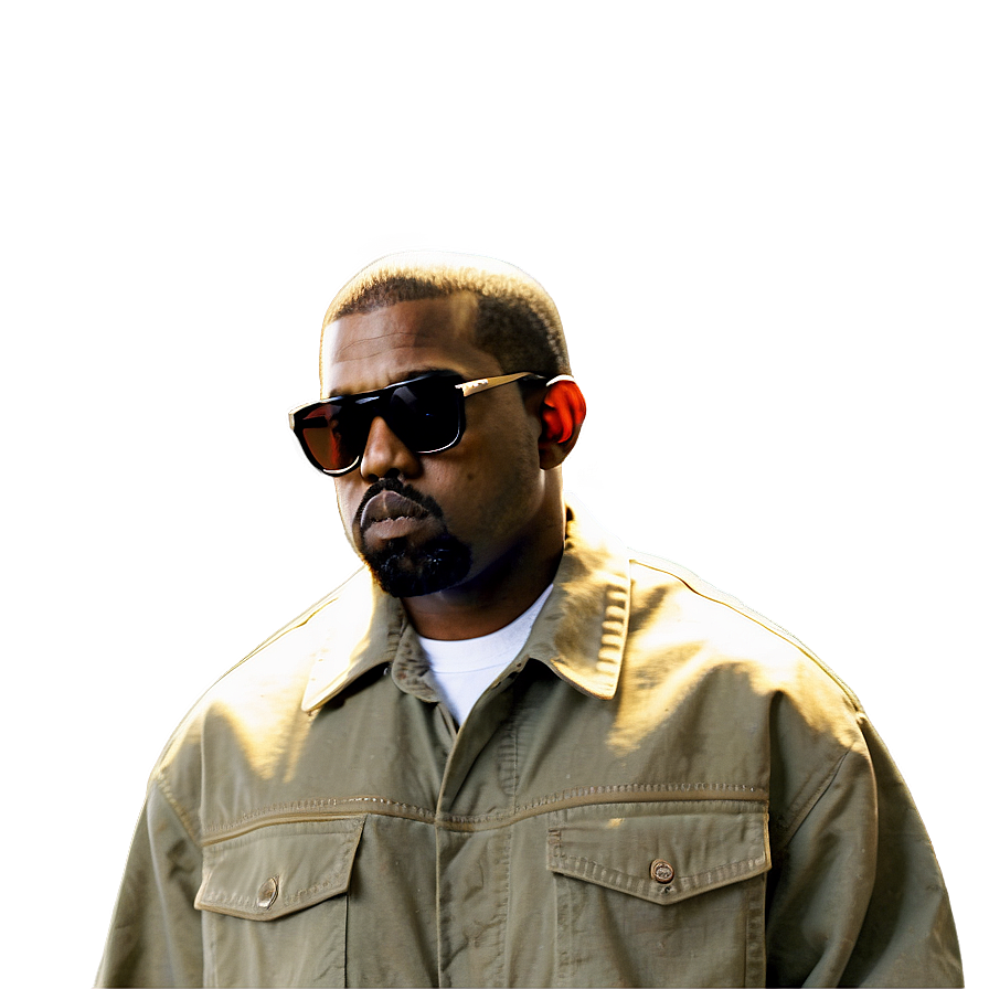 Kanye West In Sunglasses Png Emu28