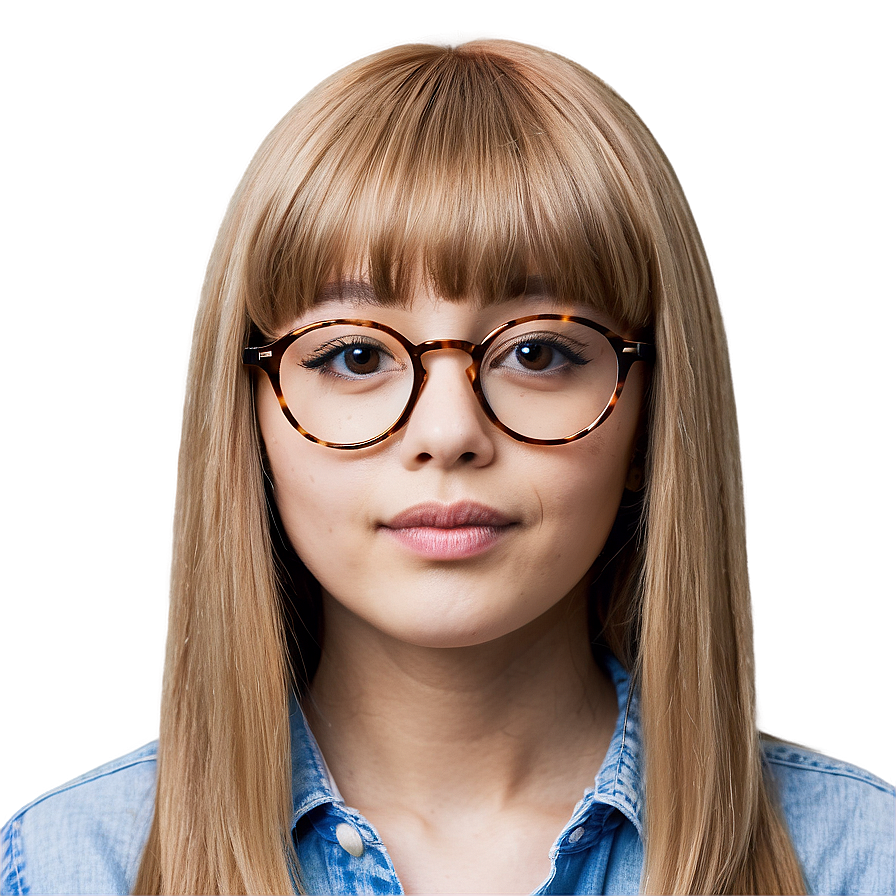 Karen Haircut With Glasses Png Rlv23