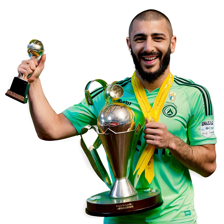 Karim Benzema Trophy Lift Png 06212024