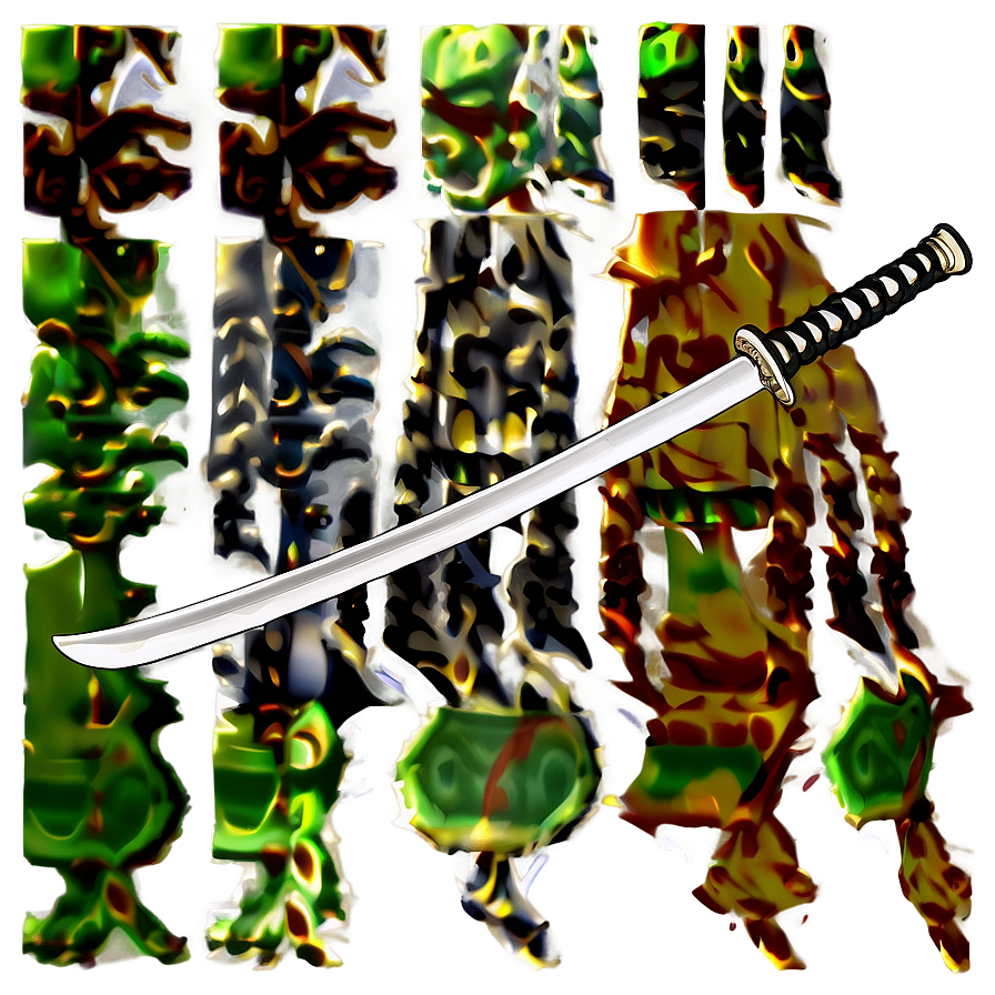 Katana With Stand Png 05252024