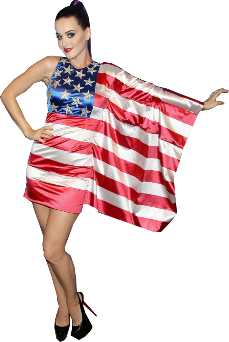 Katy Perry American Flag Dress