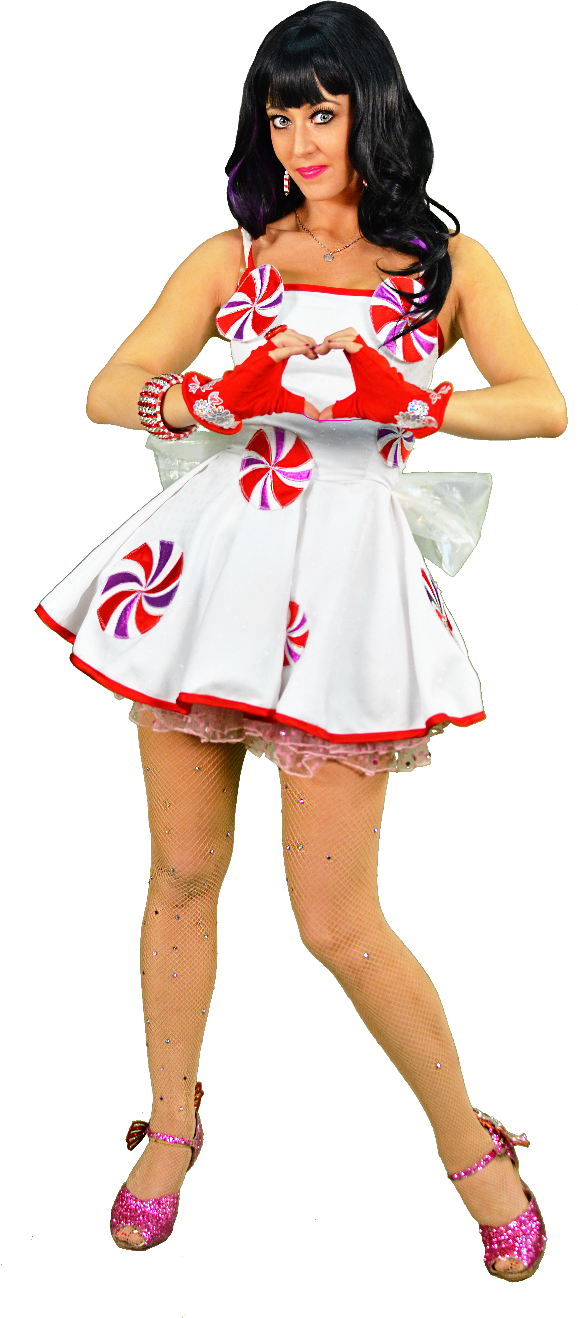 Katy Perry Candy Dress Pose