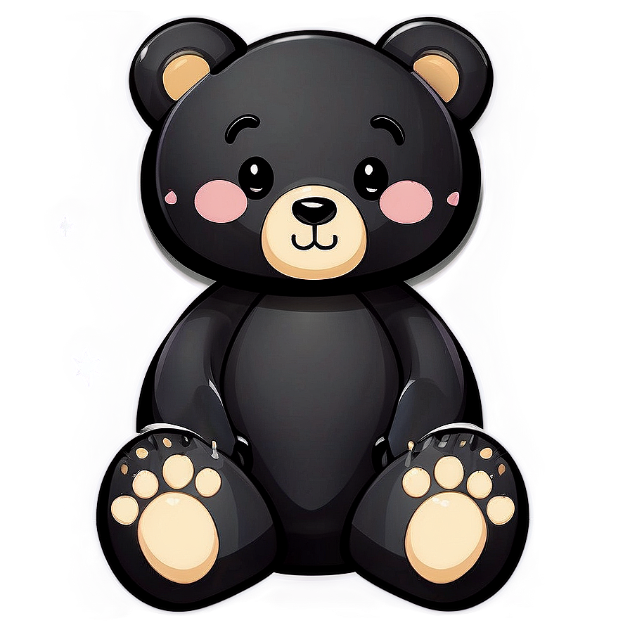 Kawaii Bear With Stars Png Ulb48