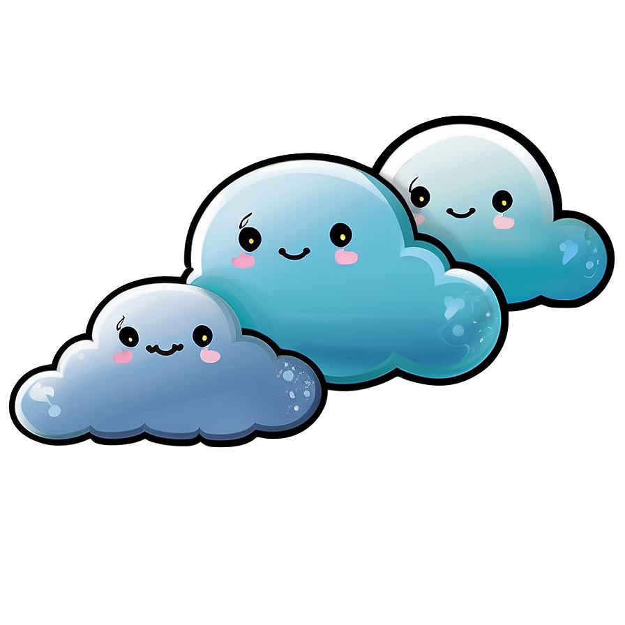 Kawaii Clouds And Stars Png Pbc8