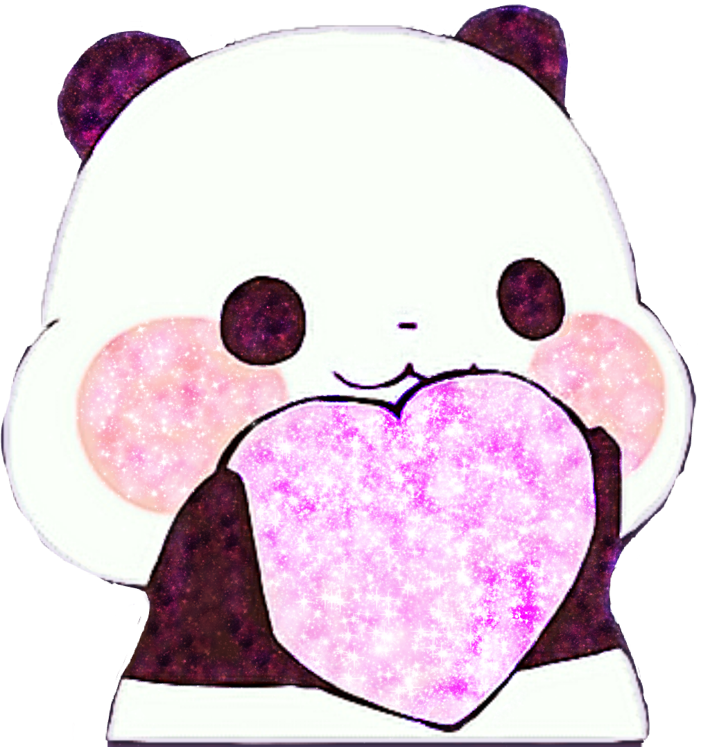 Kawaii Panda With Heart