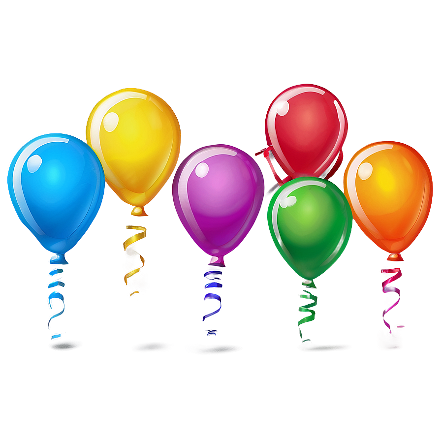 Kawaii Party Balloons Png Rqk71