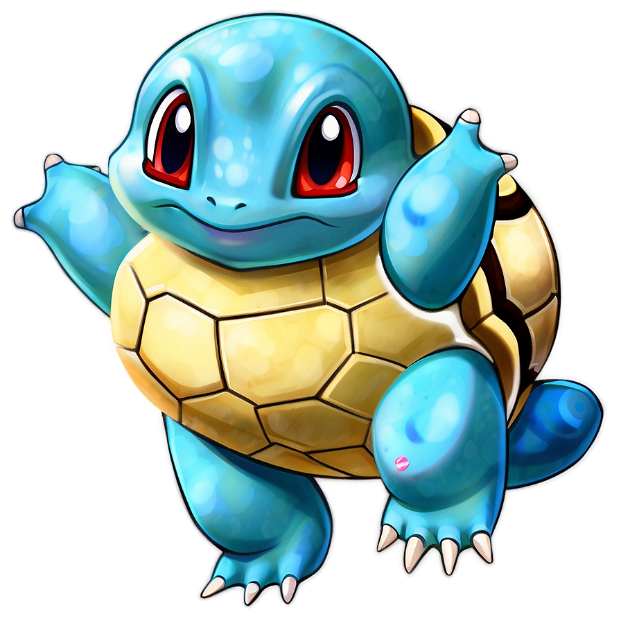 Kawaii Squirtle Clipart Png 05212024