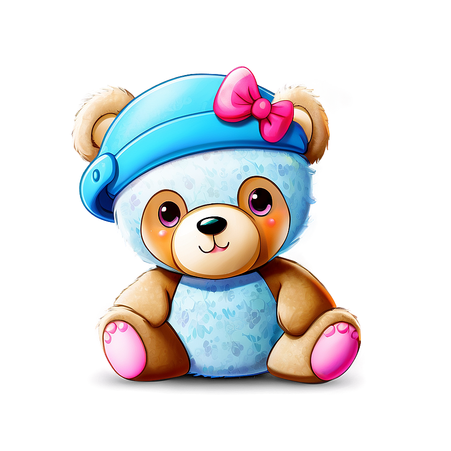 Kawaii Teddy Bear Png 34