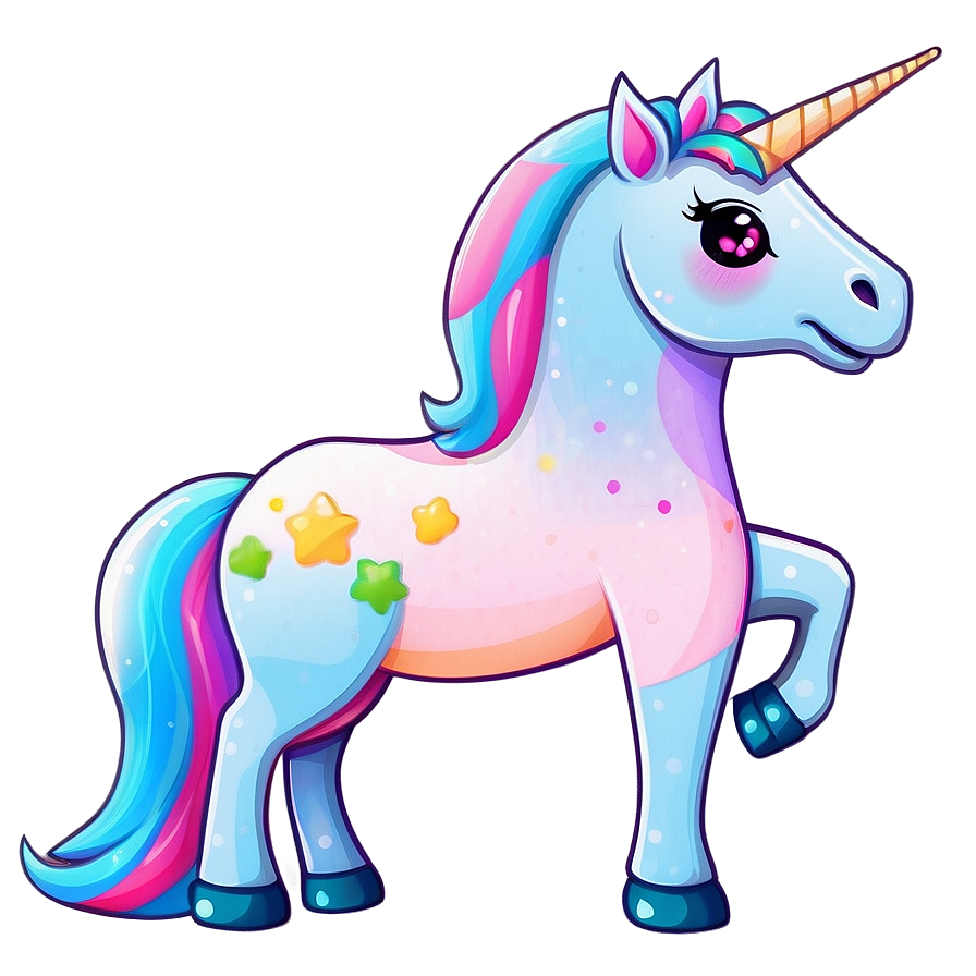 Kawaii Unicorn Clipart Png 06262024