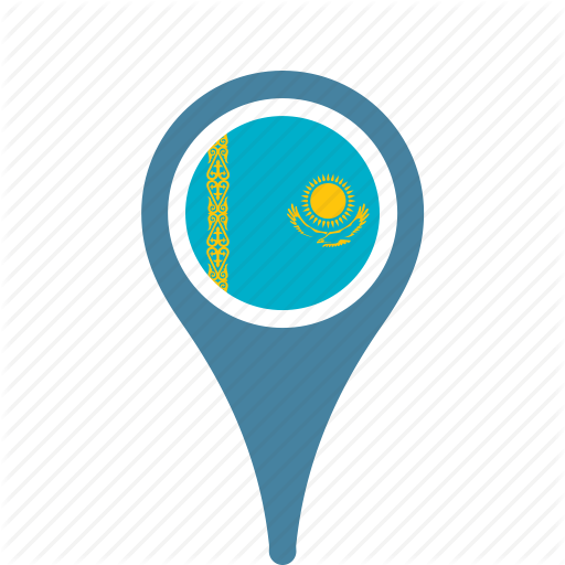 Kazakhstan Location Icon