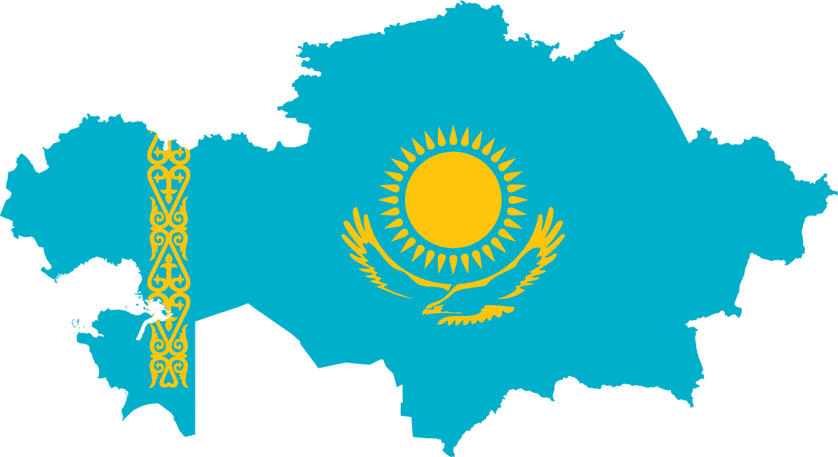 Kazakhstan Mapand Flag