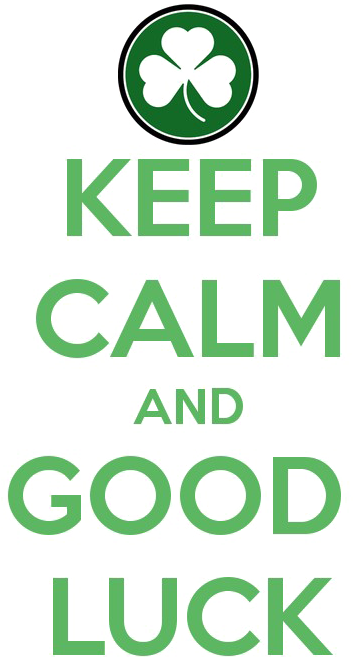 Keep Calmand Good Luck Poster