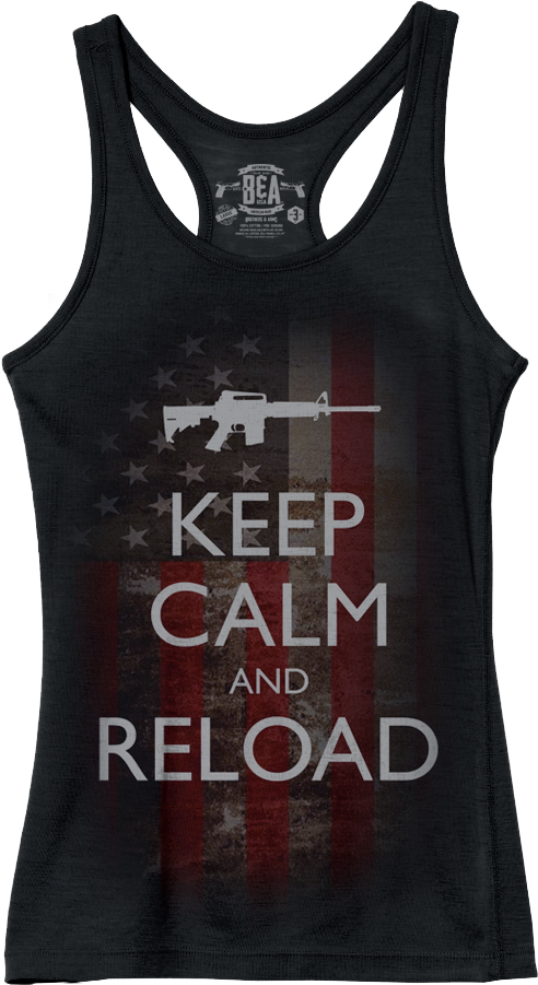 Keep Calmand Reload Tank Top