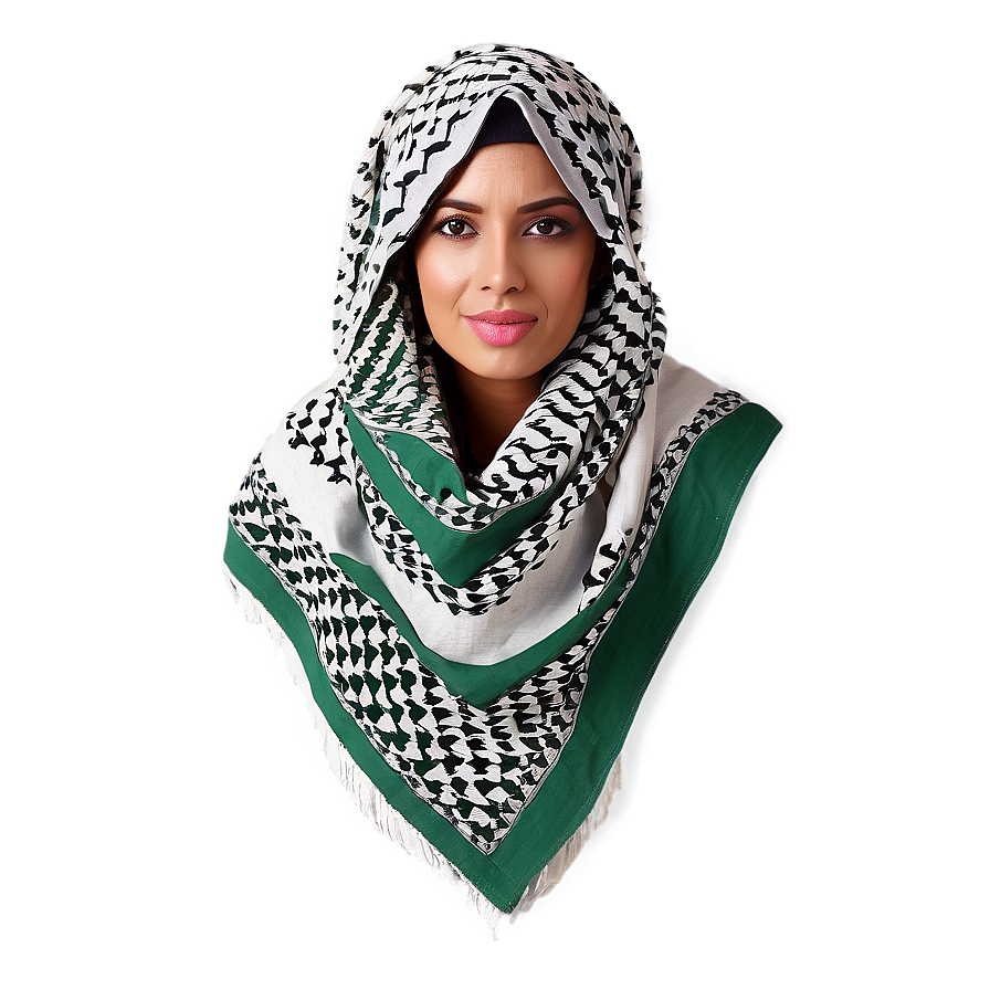 Keffiyeh In Traditional Colors Png Rbq36