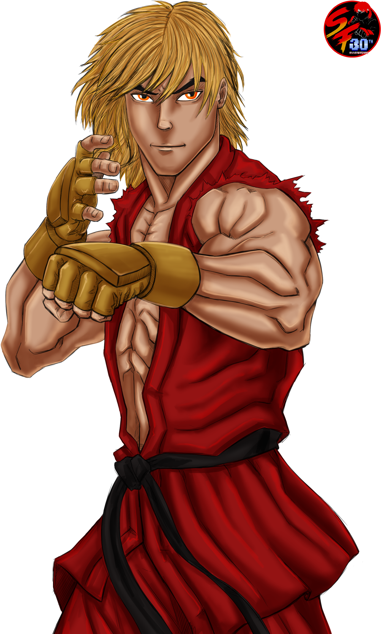 Ken Masters Street Fighter Ready Pose