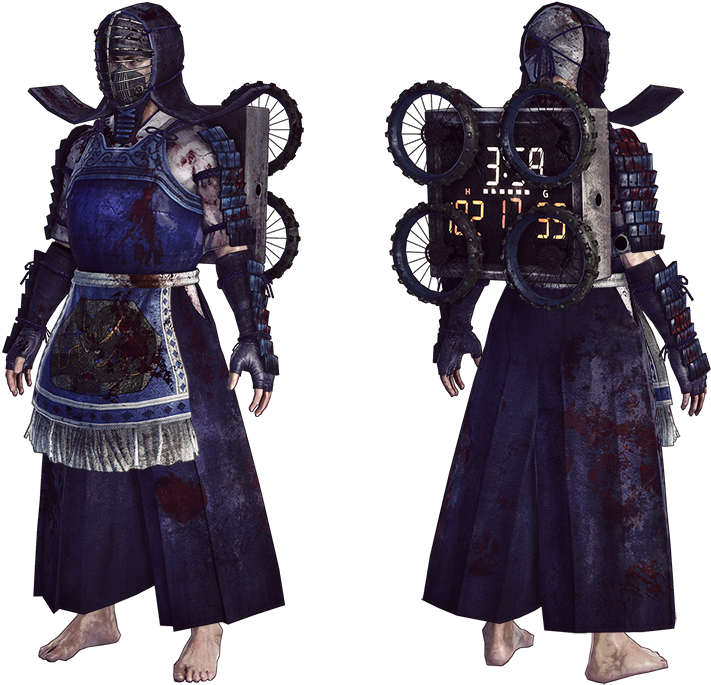 Kendo_ Armor_ Front_and_ Back_ View