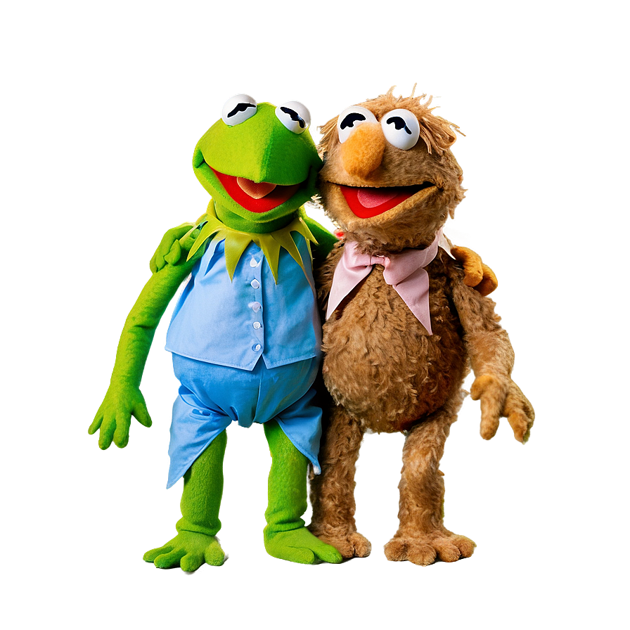 Kermit And Fozzie Bear Png 05232024