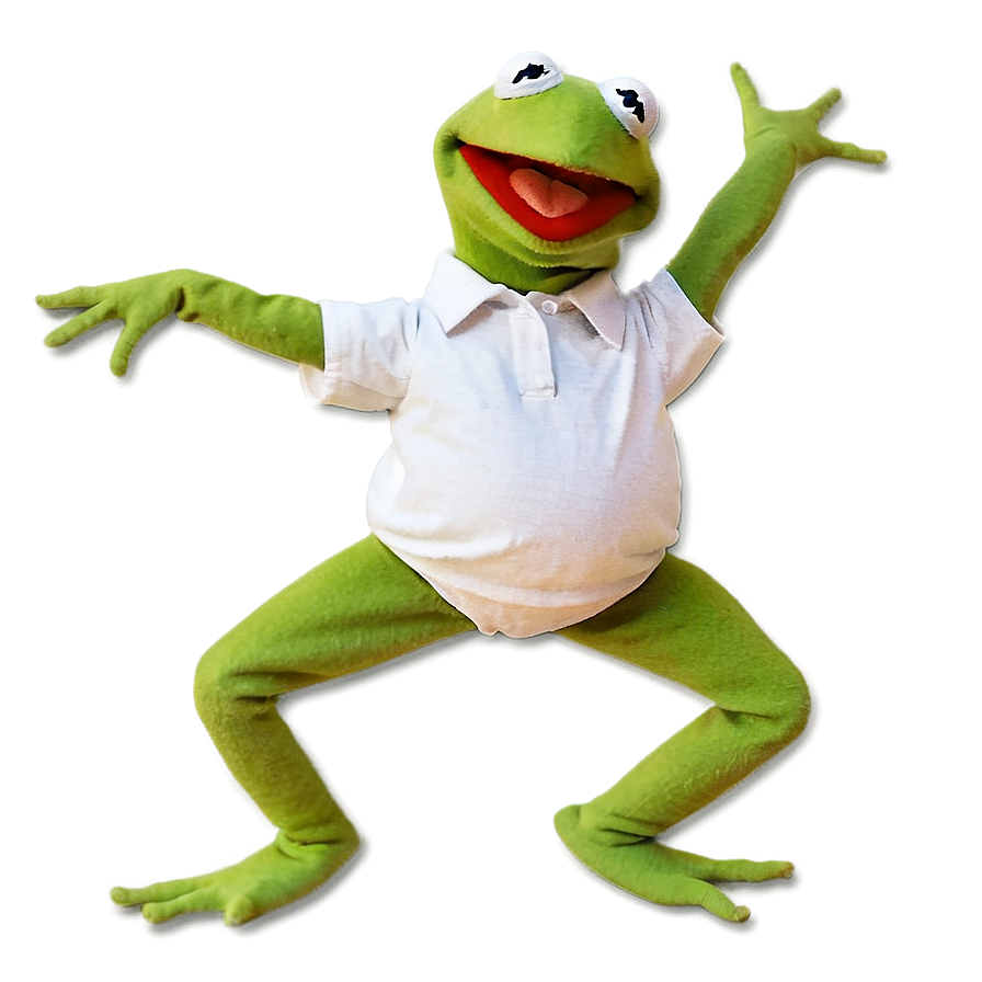 Kermit Doing Yoga Png 05232024