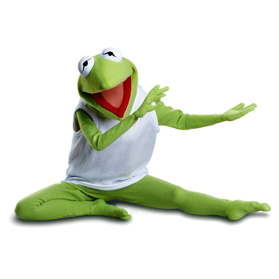 Kermit Doing Yoga Png Ygx