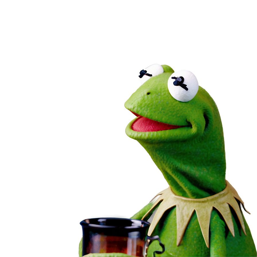 Kermit Drinking Tea Png Dbv