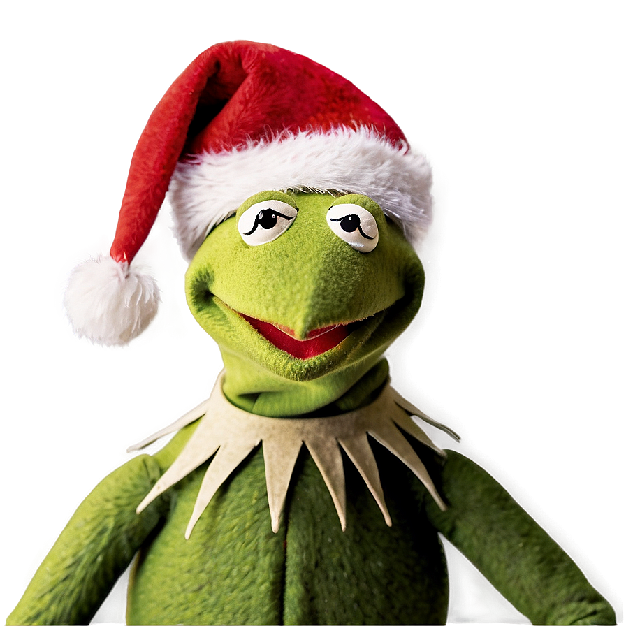 Kermit In Christmas Hat Png 05232024