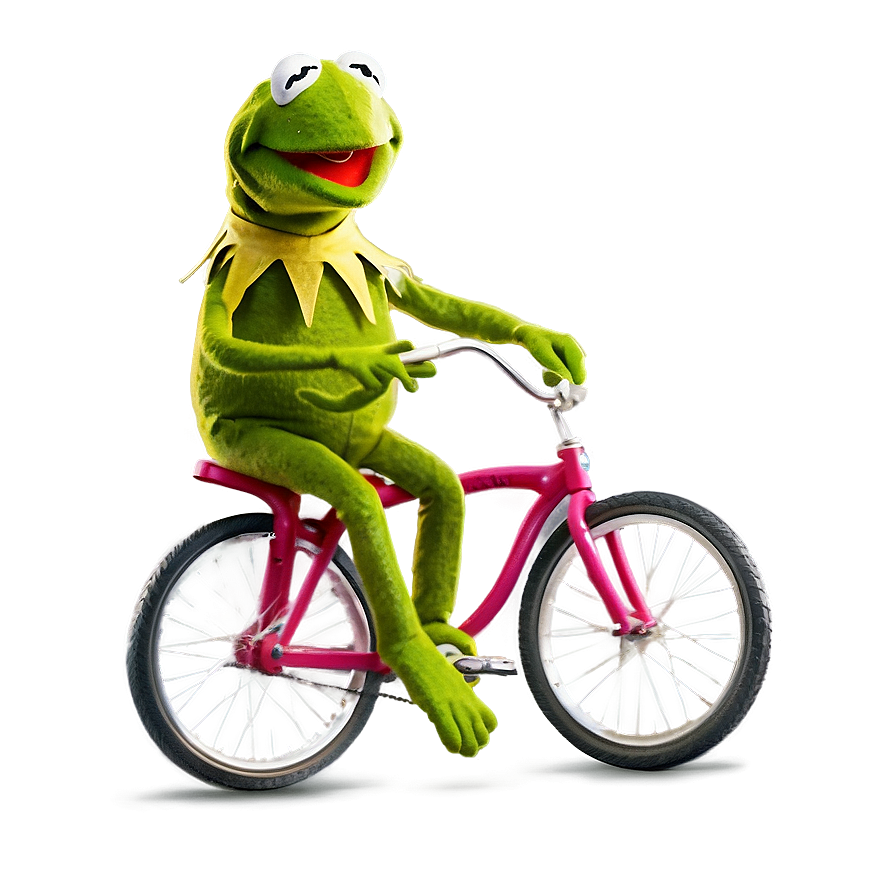 Kermit On Bike Png 87