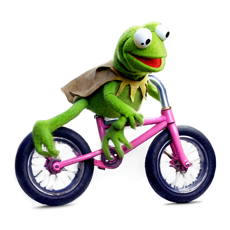 Kermit On Bike Png Luj