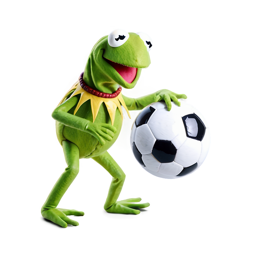 Kermit Playing Soccer Png Cyy92