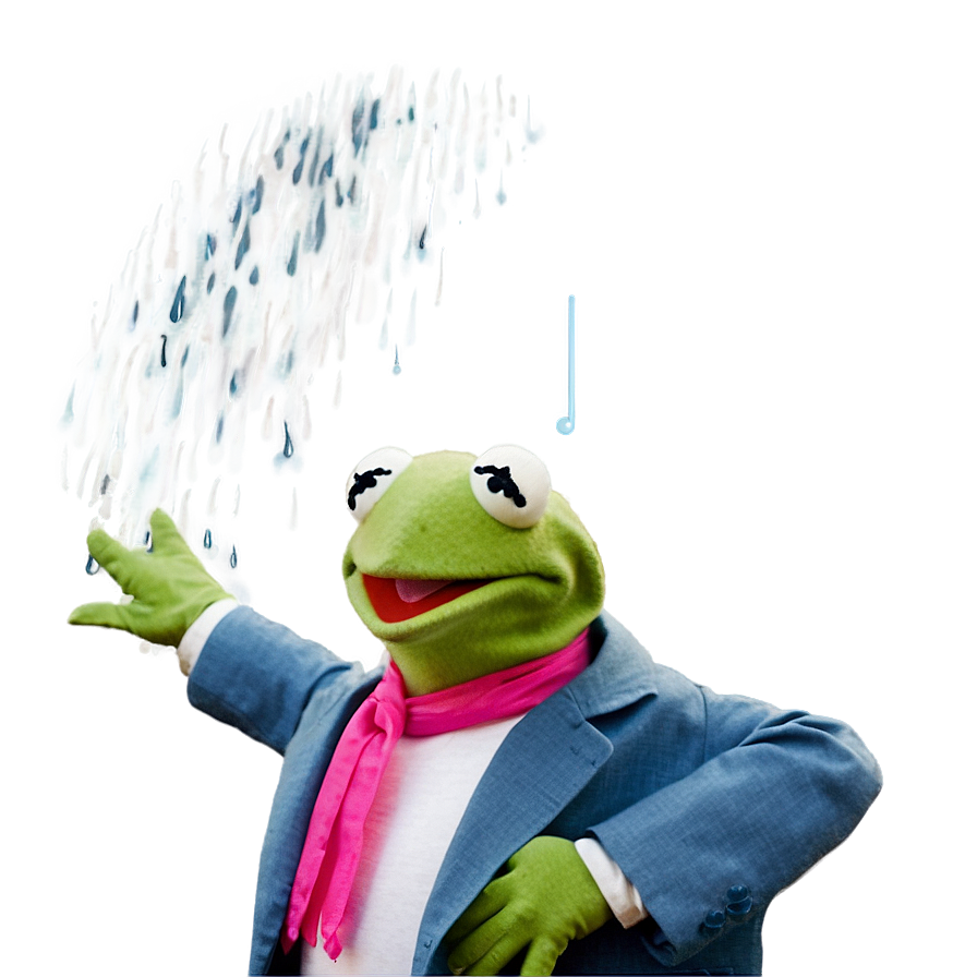 Kermit Singing In The Rain Png Ihp99