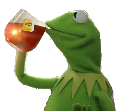 Kermit Sipping Tea Meme