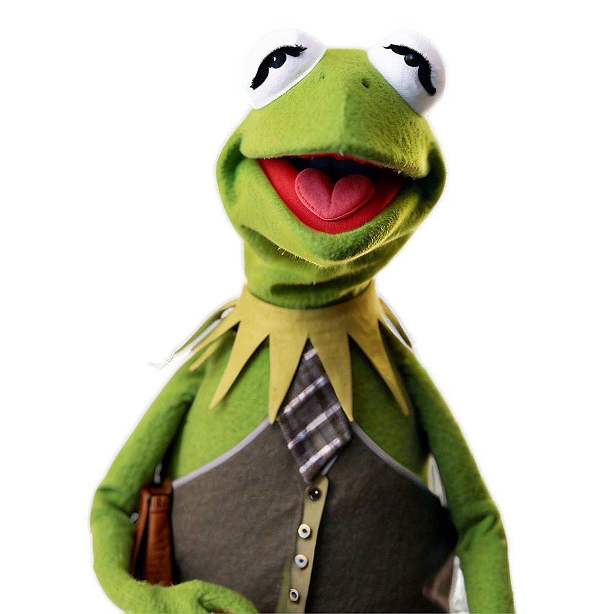 Kermit The News Reporter Png Xbd76