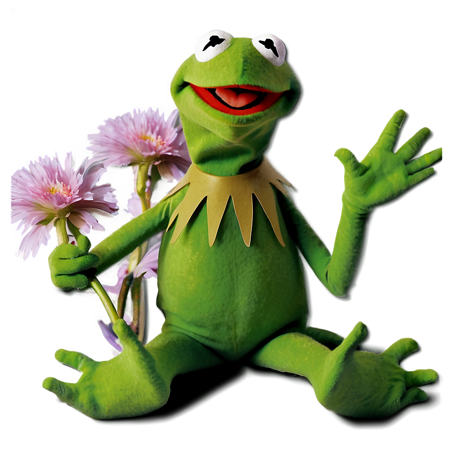 Kermit With Flowers Png 20