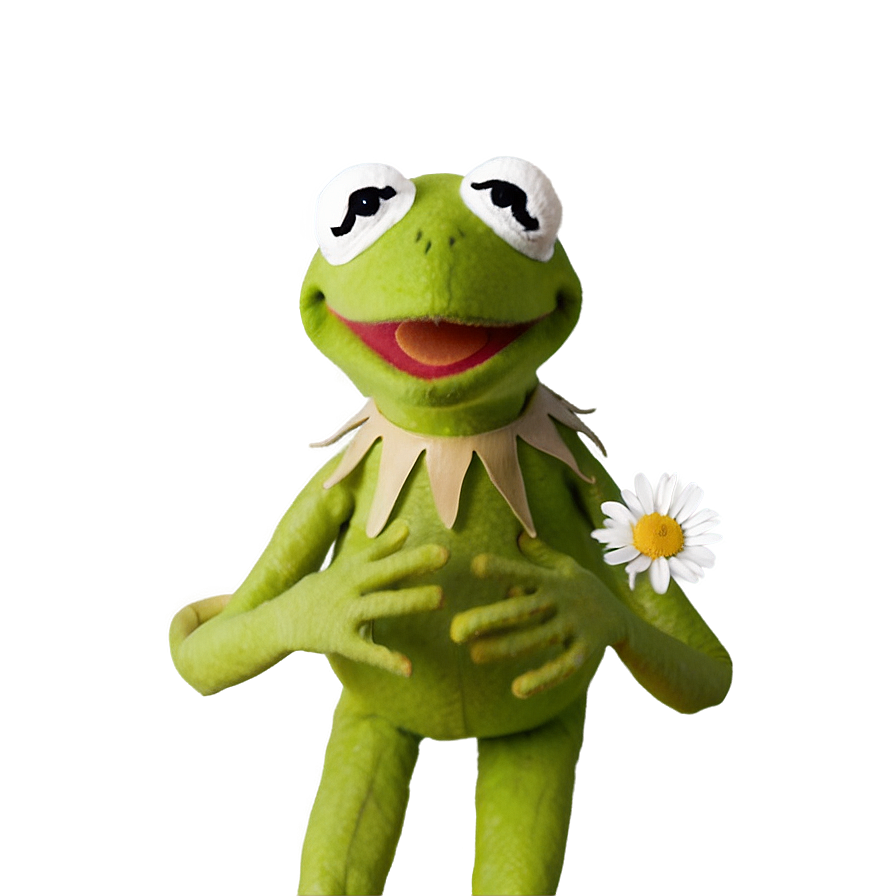 Kermit With Flowers Png 24