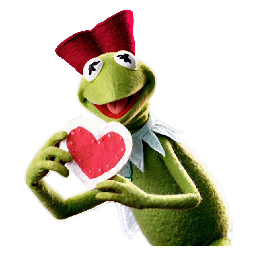 Kermit With Heart Png 05232024