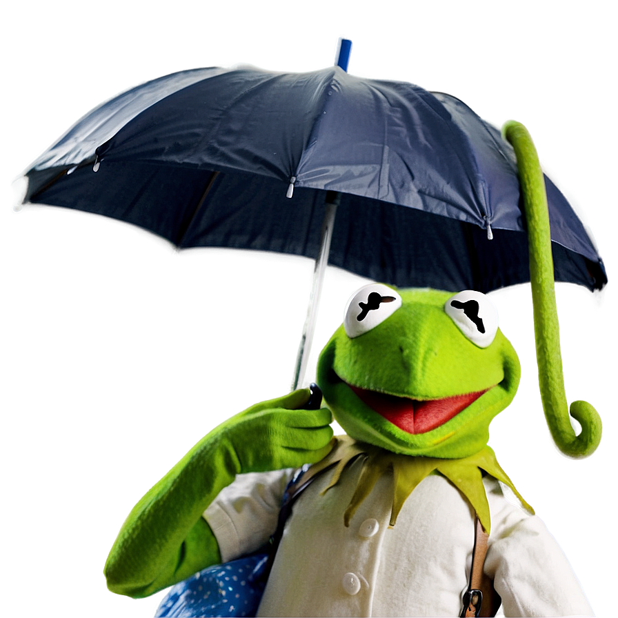 Kermit With Umbrella Png Ajq53
