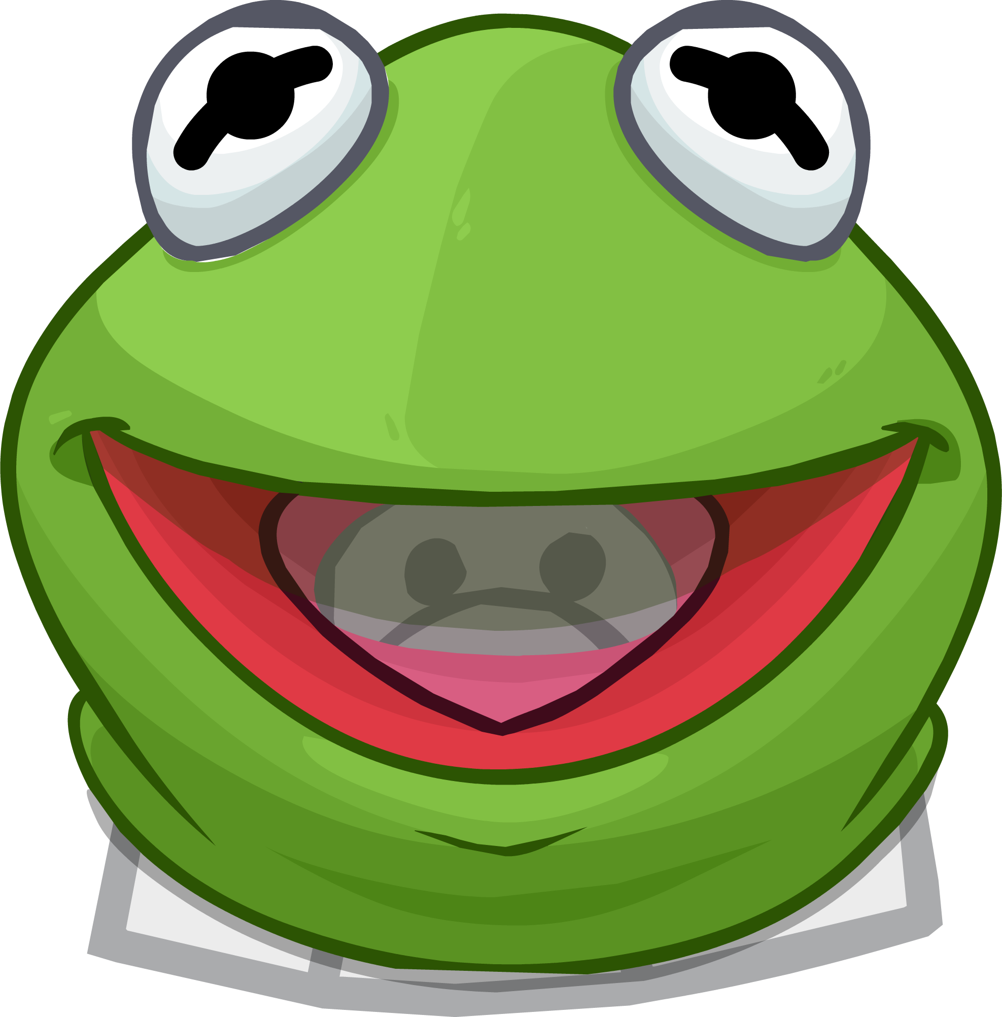 Kermitthe Frog Cartoon Portrait