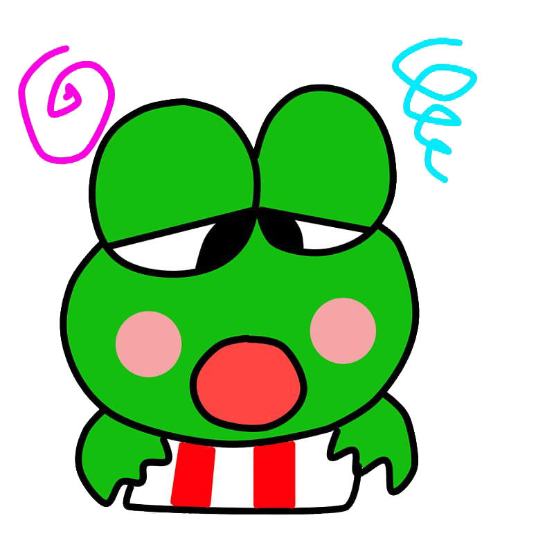 Keroppi Frog Character Illustration