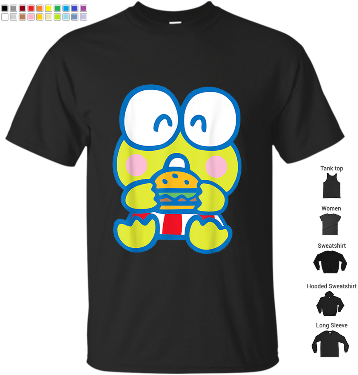 Keroppi Graphic T Shirt Design