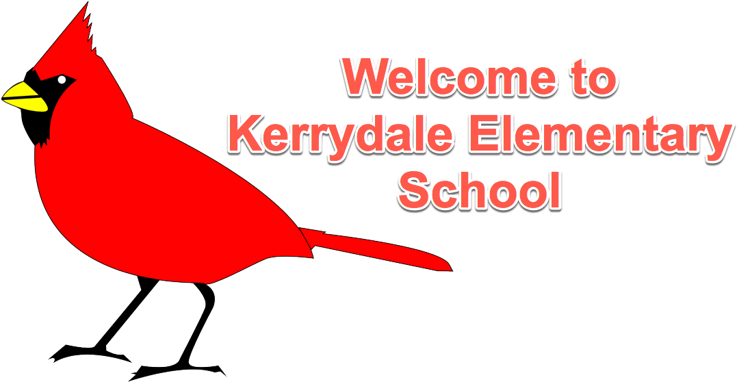 Kerrydale Elementary School Cardinal Welcome Sign