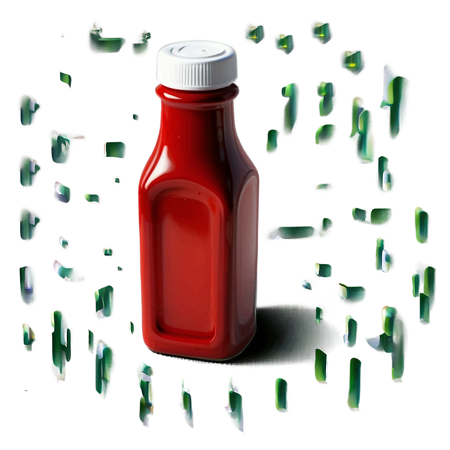 Ketchup Bottle Doodle Png Jtv55