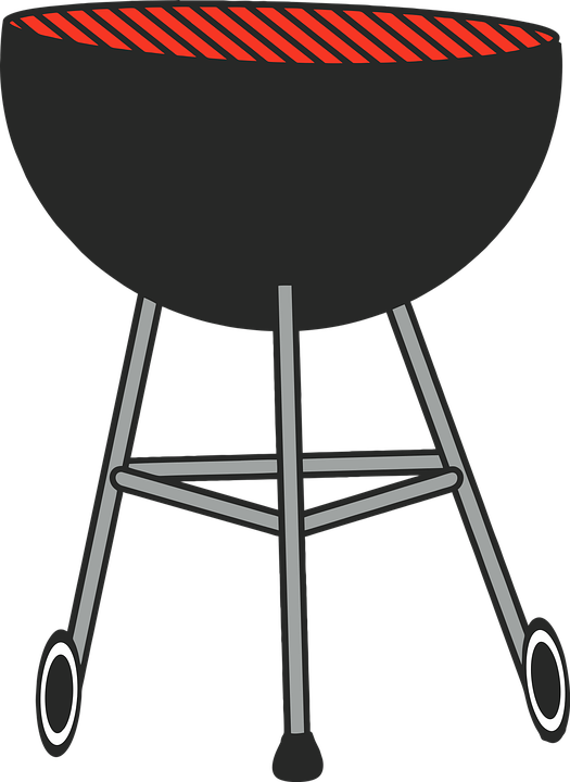 Kettle Grill Vector Illustration