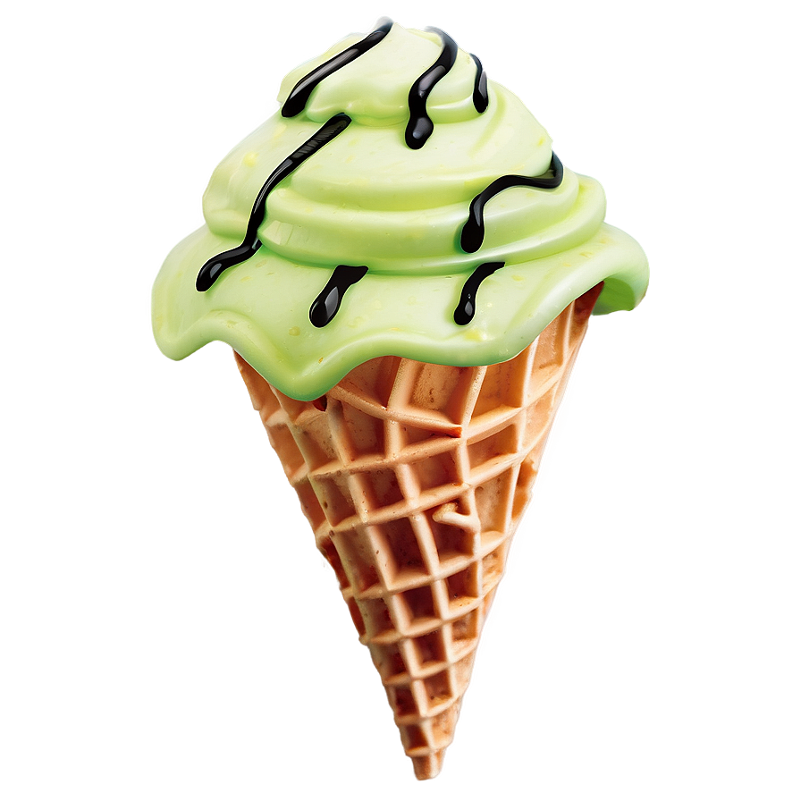 Key Lime Waffle Cone Png 60